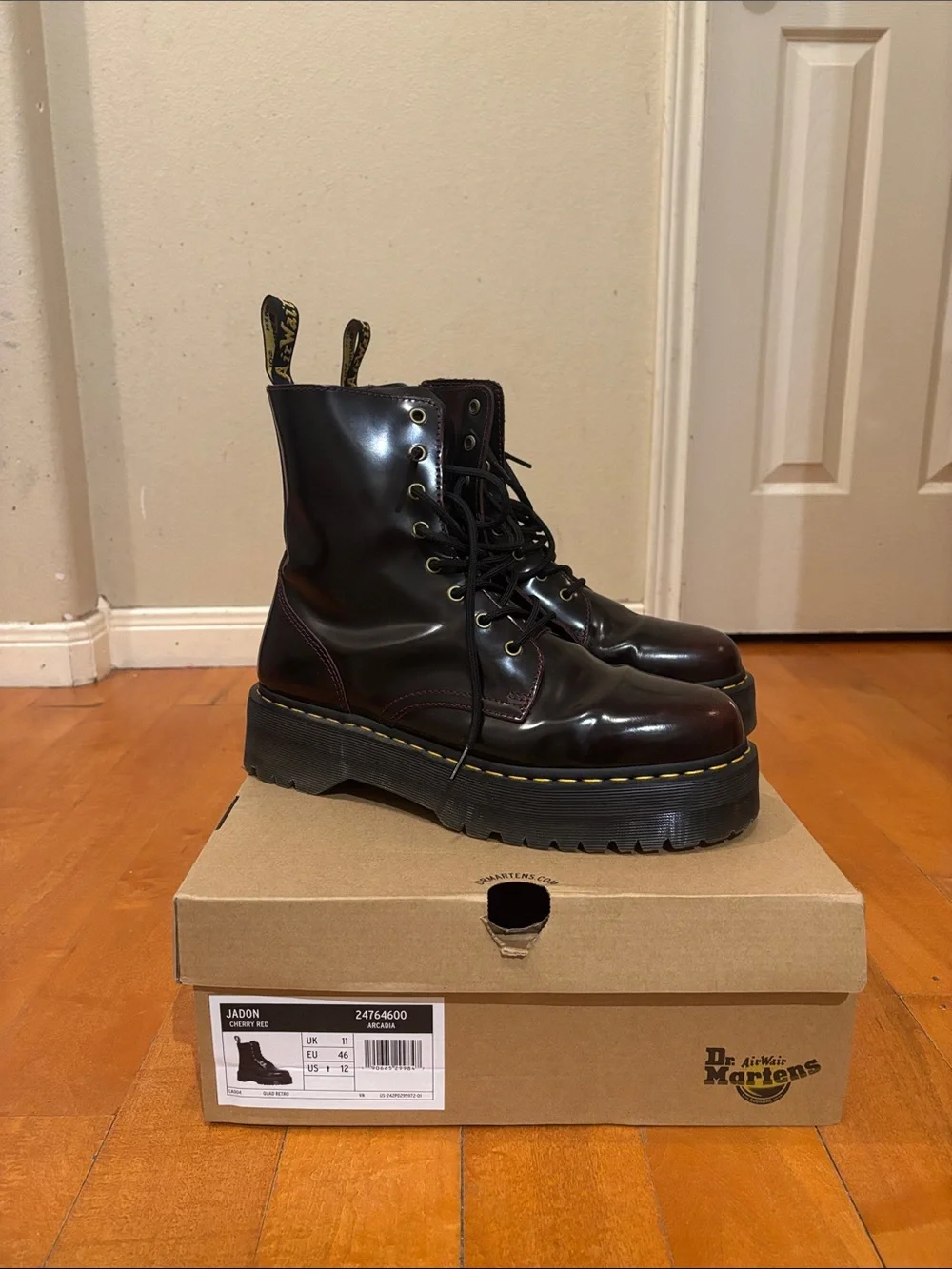 Dr. Martens jadon boot in arcadia leather